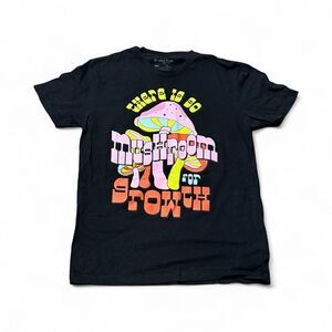 In Your Face Apparel There Is So Mushroom For Growth Short Sleeve Tshirt Black M